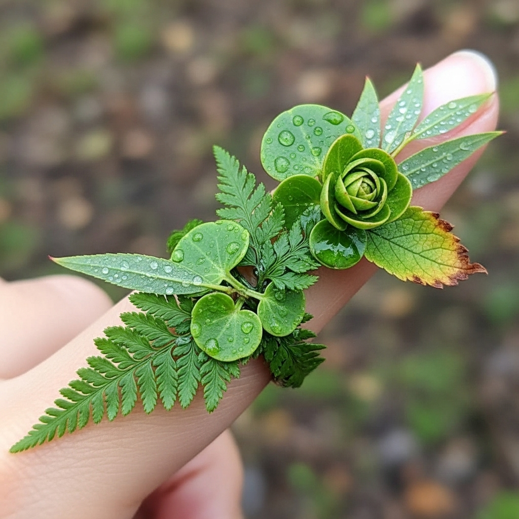 葉っぱのリング